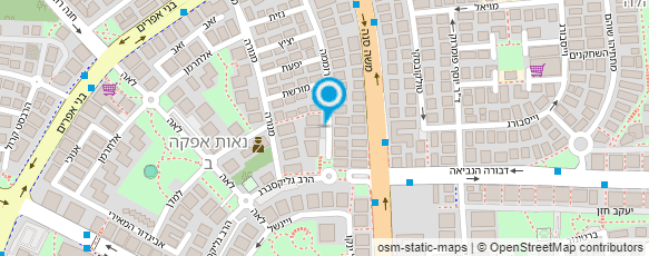 מפת הגעה אל אסנת פלג- בגדי מעצבים