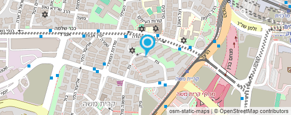 מפת הגעה אל סטודיו רותה