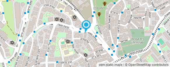 מפת הגעה אל מאפיית נחמה