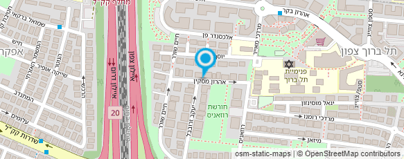 מפת הגעה אל ד"ר גילה עופר