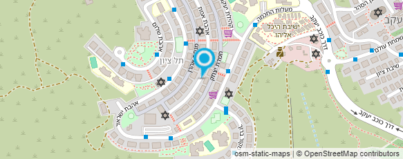 מפת הגעה אל המרכז לתשמישי קדושה