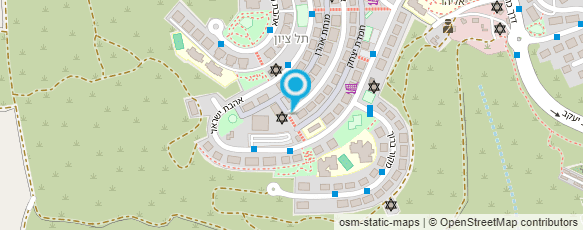 מפת הגעה אל המרכז הארצי לתשמישי קדושה