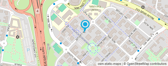 מפת הגעה אל יפית רגב משרד אדריכלי