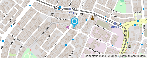 מפת הגעה אל Shir Plaum עיצוב שיער