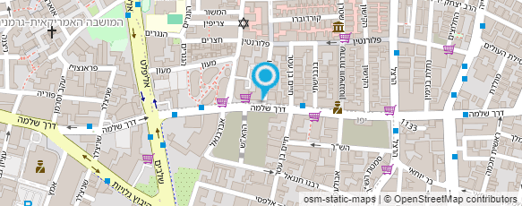 מפת הגעה אל אודי רוסו שיער מפת הגעה אל אודי רוסו שיער