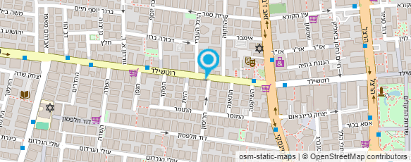 מפת הגעה אל רשת מסעדות תרזה