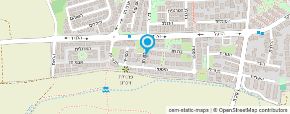 מפת הגעה אל מיכל שטראוס אבירם