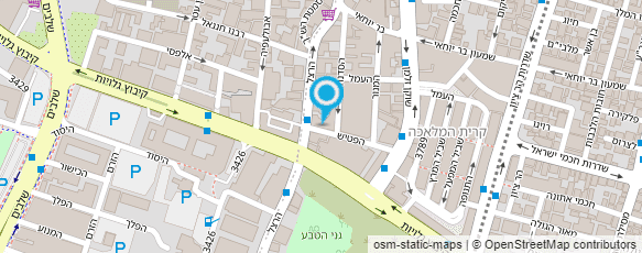 מפת הגעה אל גלריה P8 מפת הגעה אל גלריה P8