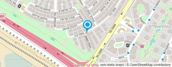 מפת הגעה אל טל חיים עיצוב שיער מפת הגעה אל טל חיים עיצוב שיער