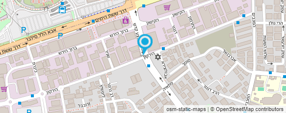 מפת הגעה אל שמעון איינהורן