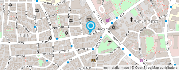 מפת הגעה אל עו"ד קיוורקיאן יוסף