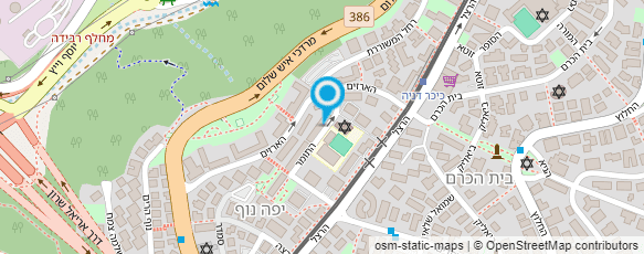 מפת הגעה אל עו"ד ישראל הבר