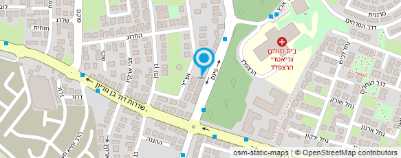 מפת הגעה אל ג'חנון גדרה