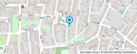 מפת הגעה אל גן הבוסתן