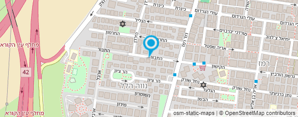 מפת הגעה אל עו"ד גבאי מלי -פלילי צבאי