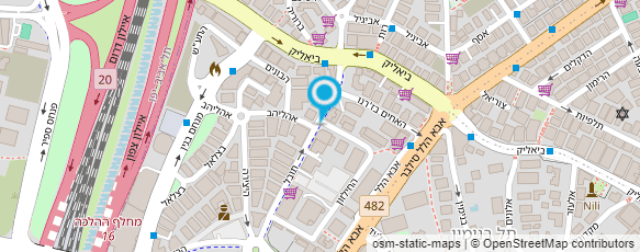 מפת הגעה אל עו"ד יקירביץ שמואל