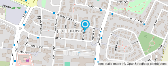 מפת הגעה אל סימון שיטרית מרפאה בעיסוק - ילדים