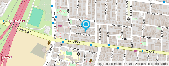 מפת הגעה אל יעל נאור - מאפרת מקצועית