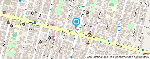 מפת הגעה אל פיצה רונדו רעננה