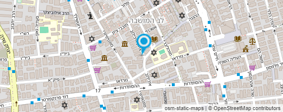 מפת הגעה אל עו"ד אמר רועי