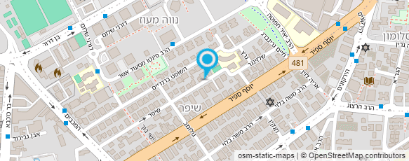 מפת הגעה אל אורלין כהן - בניית ציפורנים