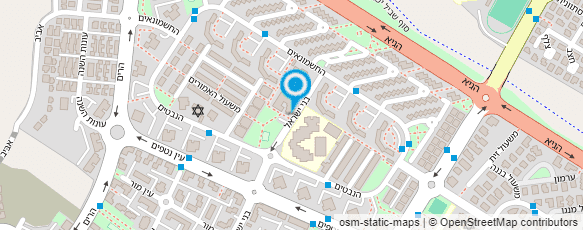 מפת הגעה אל אברג'יל שירן ובר -עיצוב שיער