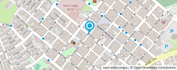 מפת הגעה אל עו"ד נתן-חיים ג'יבלי