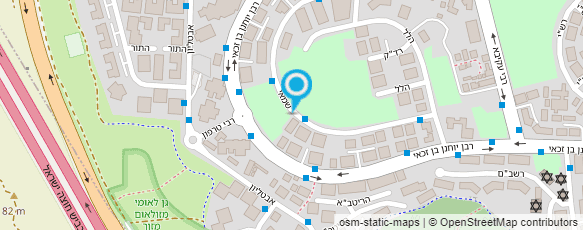 מפת הגעה אל אולם חסידים