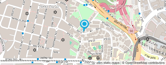 מפת הגעה אל ישיבת רוממה