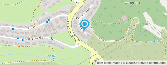 מפת הגעה אל גן מיכל