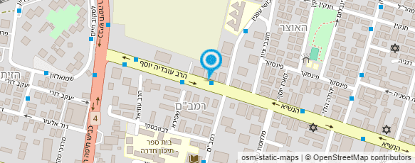 מפת הגעה אל Elinor Zino Bridal מפת הגעה אל Elinor Zino Bridal