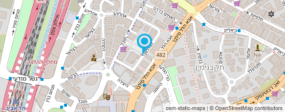 מפת הגעה אל משה קליין