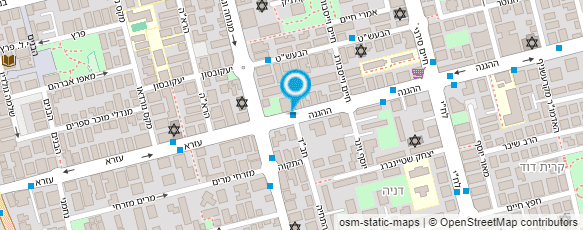 מפת הגעה אל גינה כהלכה