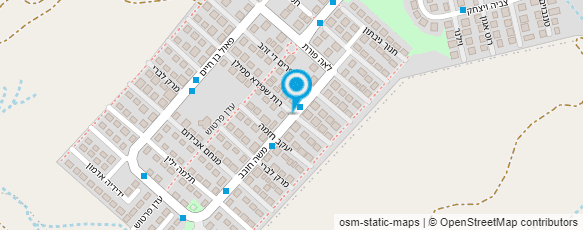 מפת הגעה אל אוסנת שטרית מפת הגעה אל אוסנת שטרית