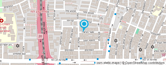 מפת הגעה אל עו"ד מנשה ציון