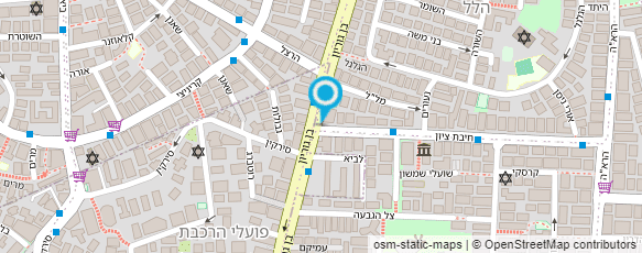 מפת הגעה אל נאווה זיני מעצבת פנים