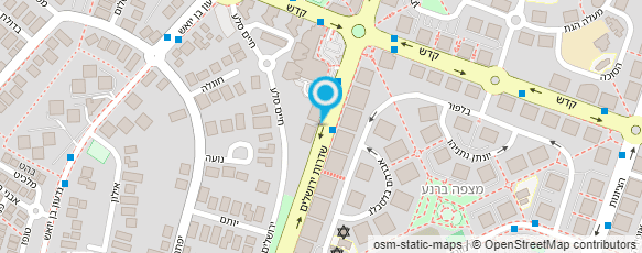 מפת הגעה אל אורלי קדוש עיצוב גבות