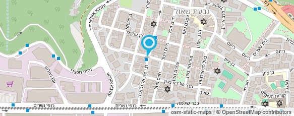מפת הגעה אל נתי יוספוב-מספרה לגברים