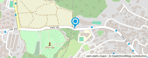 מפת הגעה אל פחחות ירושלים