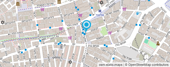 מפת הגעה אל עו"ד ברנס דוד