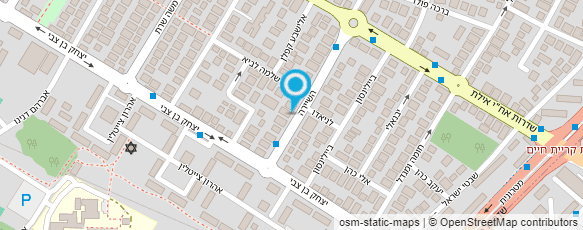 מפת הגעה אל הג'חנון של שרון