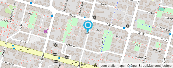 מפת הגעה אל אבישי דוד - אוסטיאופת