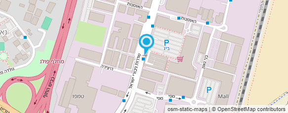 מפת הגעה אל unik center יוניק סנטר