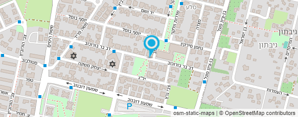 מפת הגעה אל טובי רחובות