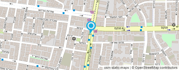 מפת הגעה אל סל אורגני