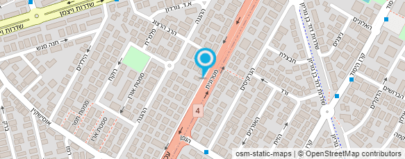 מפת הגעה אל קרין אלנברג - עיצוב שיער