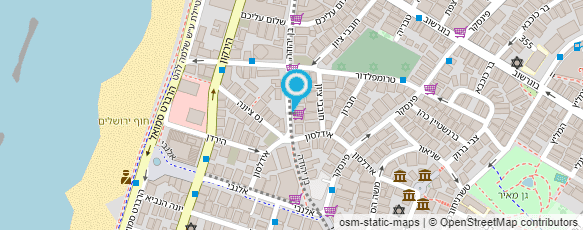 מפת הגעה אל BY14 TLV Hotel