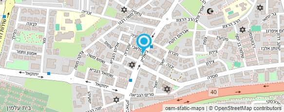 מפת הגעה אל אופני העיר