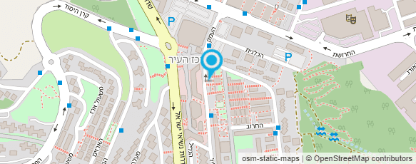 מפת הגעה אל עו"ד סנעאללה עומר