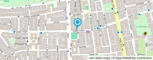 מפת הגעה אל עו"ד ספוזניקוב מרדכי